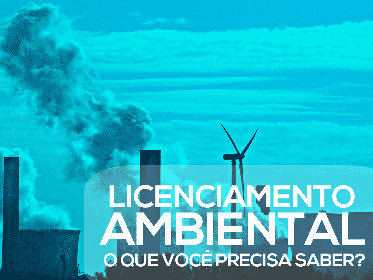 chaminés industrial lançando material na atmosfera ressaltando a importância do licenciamento ambiental