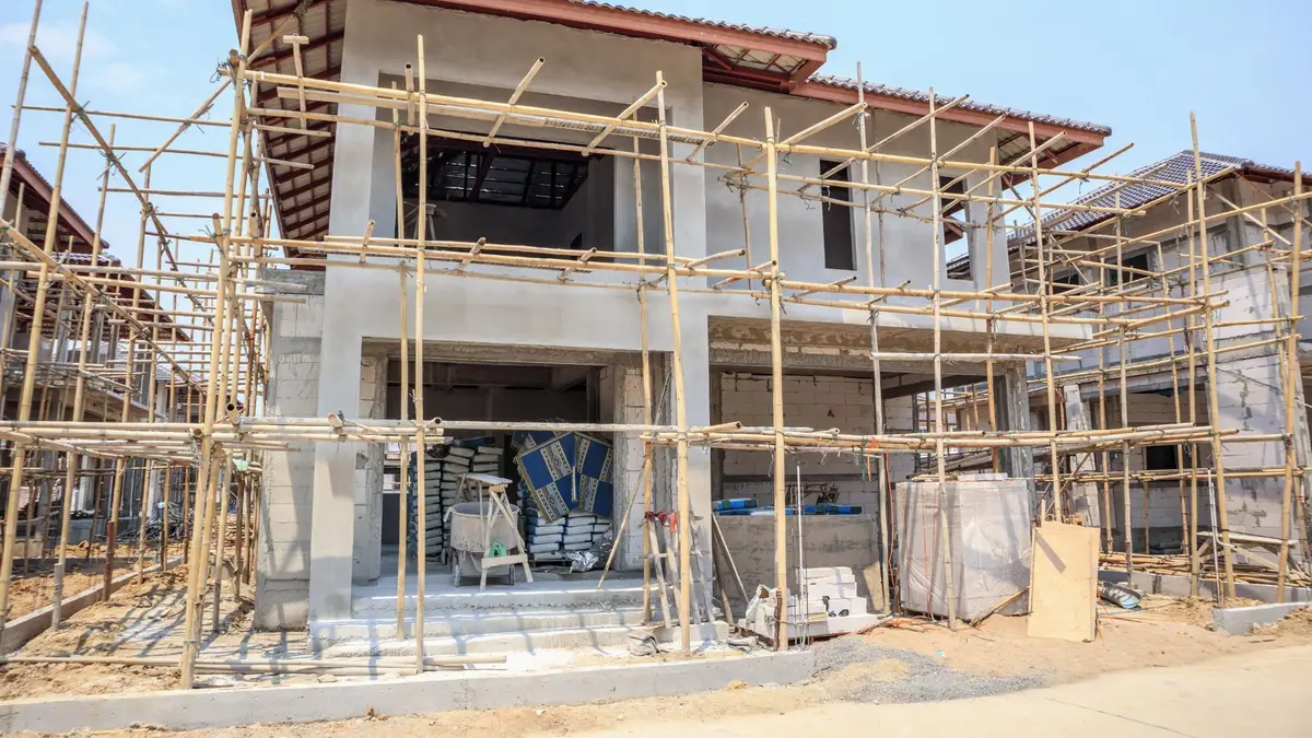 construção de casas